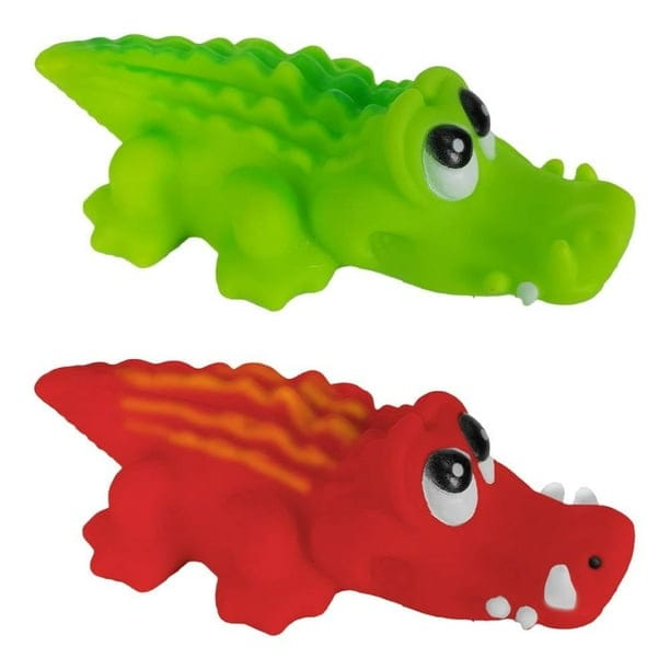 JUGUETE PARA PERRRO EN FORMA DE COCODRILO